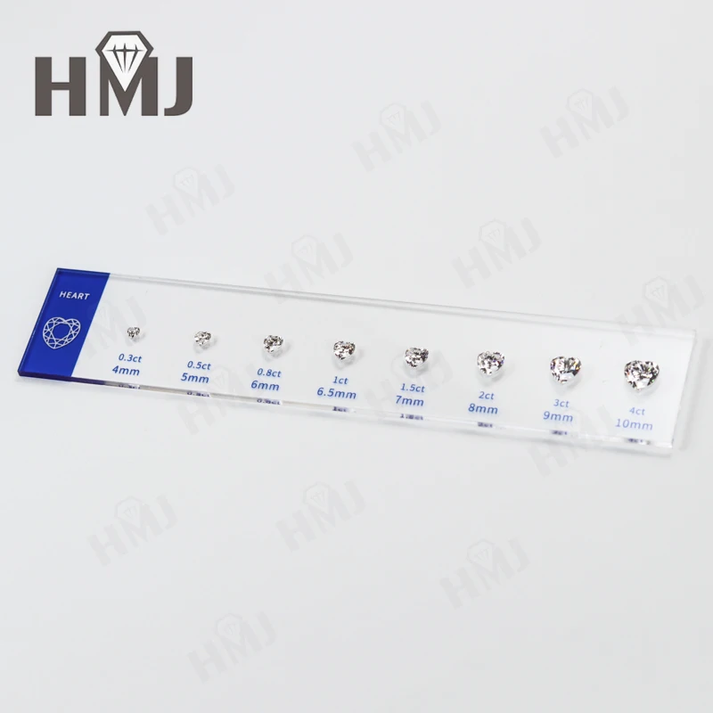 HMJ Jewelry Setting Gemstones Size Diamond Carat Ring Sizer Tester Guideline Tools Comparison Jewerly Dealer Tools Set Wholesale