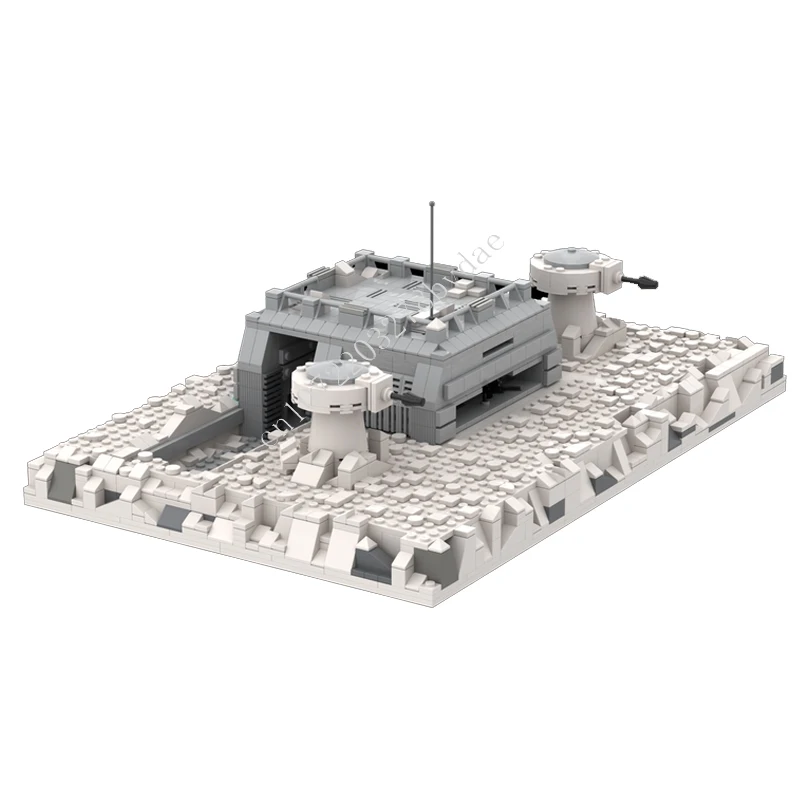 

1726PCS Rebel Alliance Stronghold on Hoth Space War Military MOC SpaceShip Battle Building Blocks DIY Education Model Toys Gift