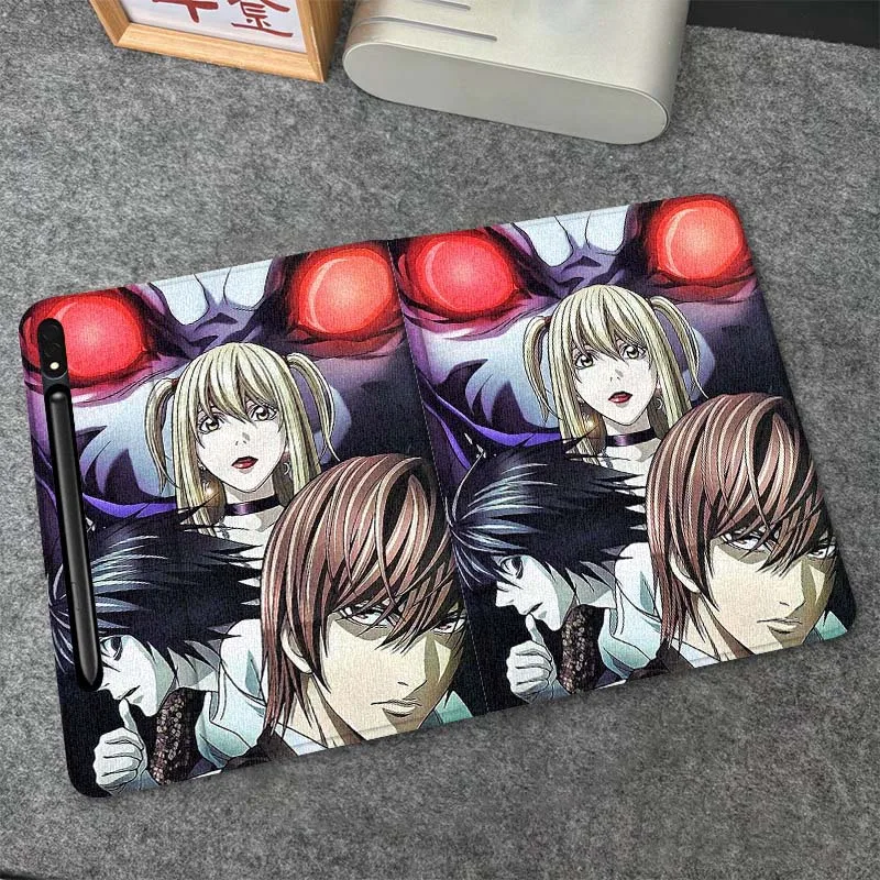 

Luxury D-Deaths N-Notes For Samsung Galaxy Tab S6 S8 S9 S10 Lite FE 10.4 11 Inch 2022 2024 Tablet Case