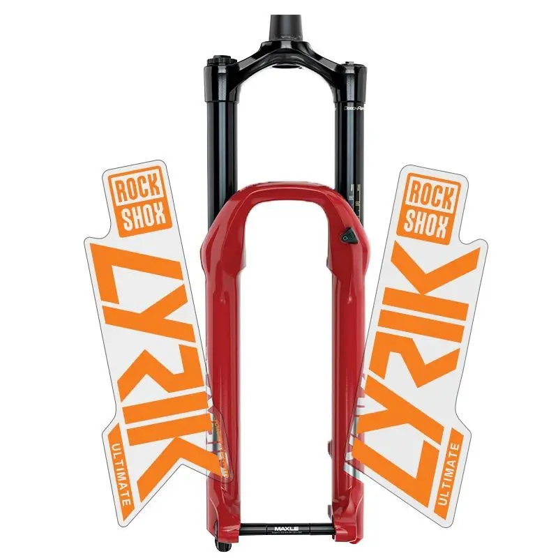 Rockshox Front Fork Sticker Bicycle Decorative Mountain Bike Front Fork Decals Waterproof Cycling Sticker Bicycle Accessories