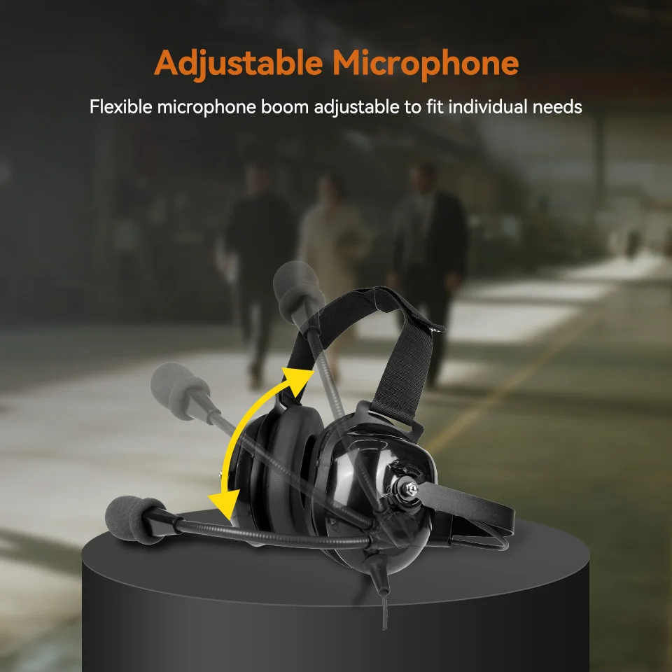 Retekess TT034 Verstellbare Over-Ear-Kopfhörer mit Geräuschunterdrückung und Zwei-Wege-Kommunikation für Fabriken, Kompatibel mit TT126 T130P – Detail 5