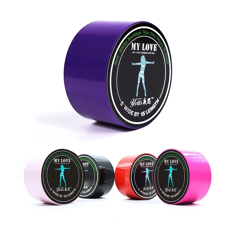 Adult Sex Games Electrostatic Negative Ion Binding Tape Body Bondage Gear Bdsm  Slave Role Play Spanking Whip Exotic Accessories