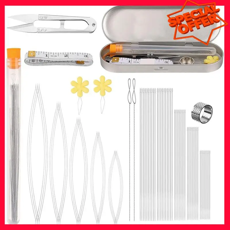 -ESTR 74 Pcs Beadin…