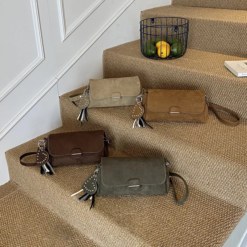 

Элегантная винтажная сумка через плечо, новинка 2023 года для женщин, роскошная сумка через плечо из мягкой кожи, модная маленькая сумка для всех случаев