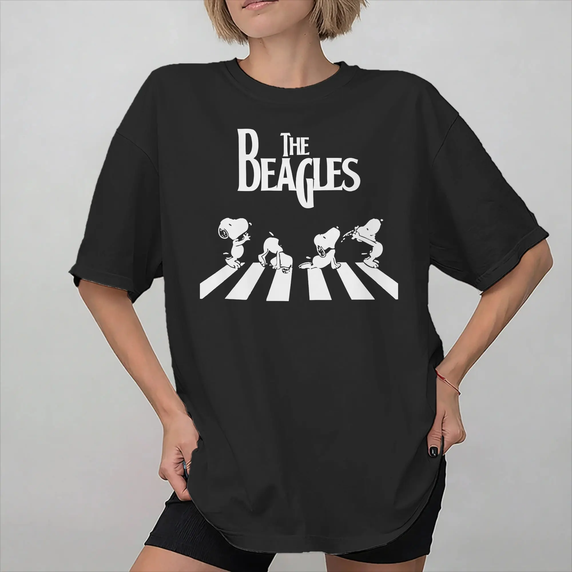 snoopys cartoon dog Tee Shirt for Men Women Fashion T Shirts  Cotton Clothes