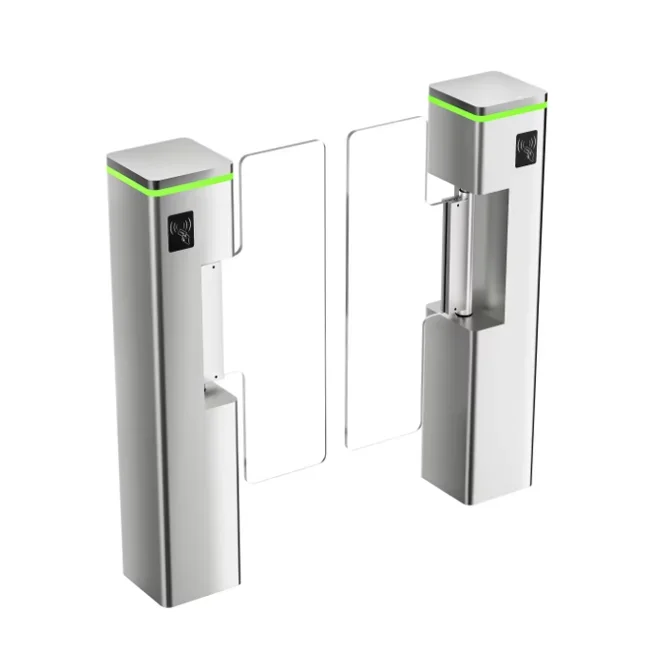 

Luxury Gym Swing Barrier Turnstile Gate with QR Code Reader & Face Recognition Security System