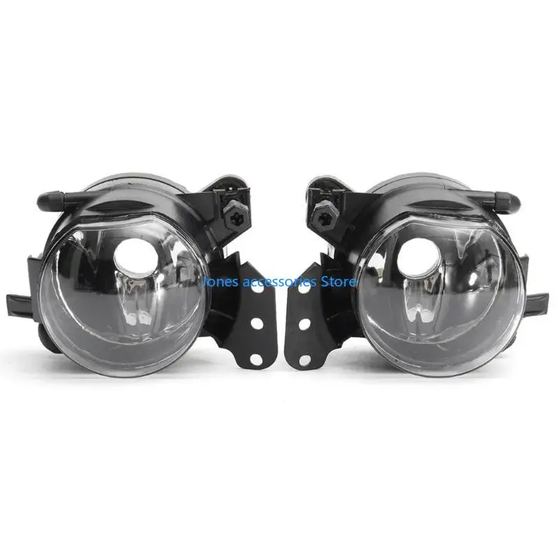 

W8KD 1 Pair Fog Lamp Case Car Fog Light Housing 63176910792 63176920703 for E60 E90 E63 E46 Foglights Case Without Bulbs