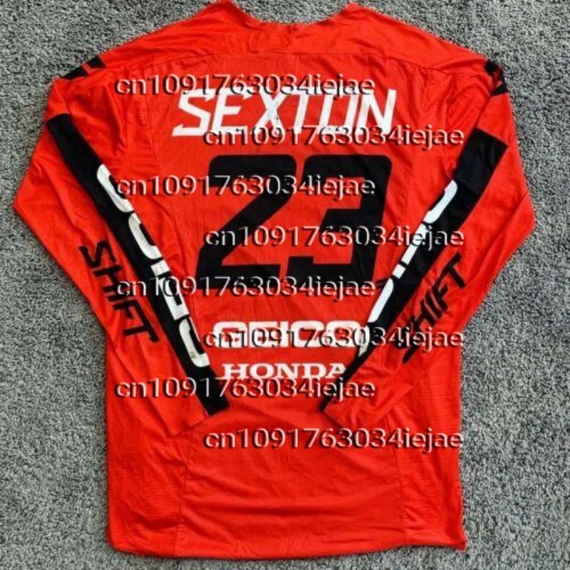 

Quick Dry Honda Motorcycle Jersey Long Sleeve Breathable Riding Dirt Bike and Mountain Racing Men's Women's T-shirt Tops