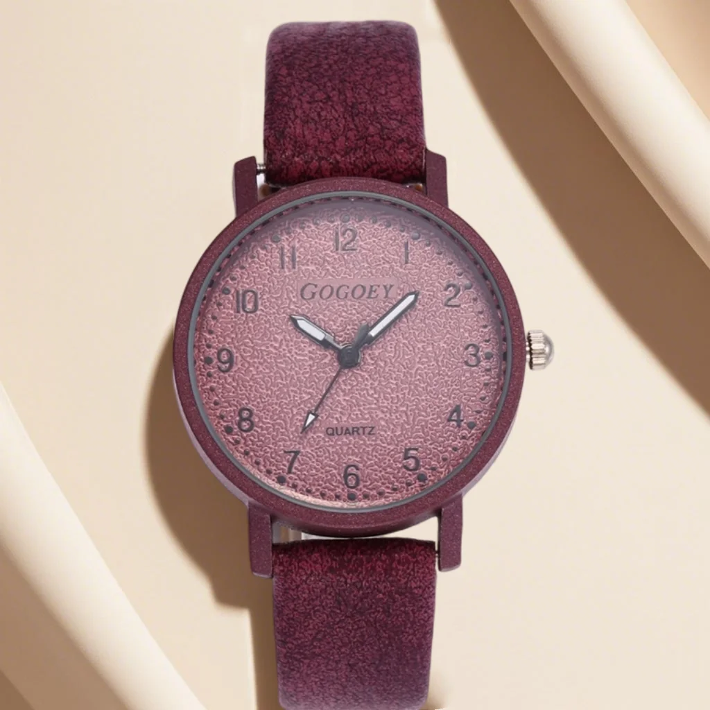 

Simple Casual Women's Watch Fashion Leather Strap Analog Quartz Wrist Watches Woman Top Brand Ladies Watch Female Clock Montre
