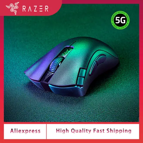 New 100% Original Razer DeathAdder V2 X Hyperspeed Double Wireless Bluetooth Gaming Mouse Programmable Button 5G Optical Sensor