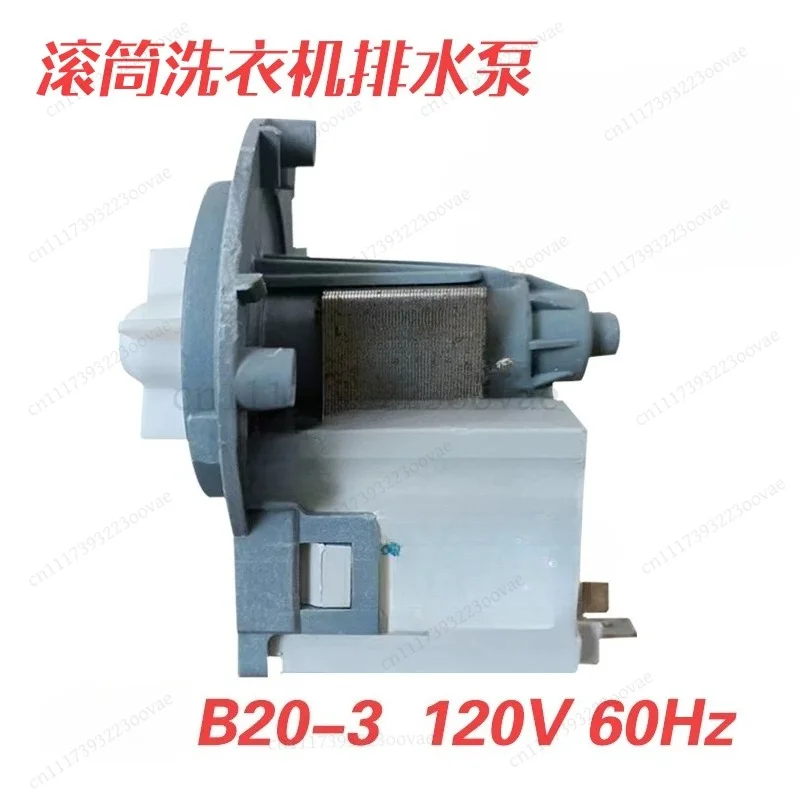 Drain Pump Motor DC31-00181C Hanyu B15-3A B20-3 120V 60Hz for Samsung Washer, Replacement Parts