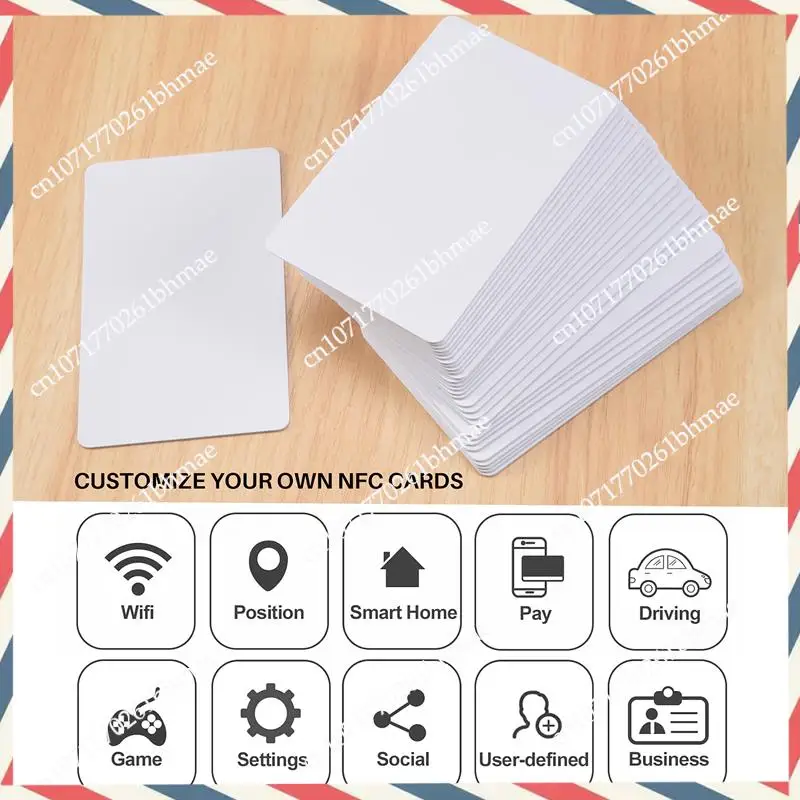 -A21Z 30Pcs For NTAG215 Card Contactless Nfc Card Tag 504Byte Read-Write PVC Card Portable