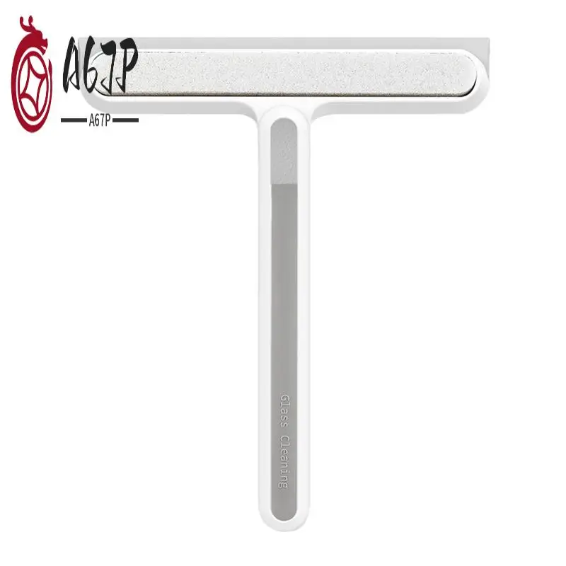 

A67P-2Pcs Щетка для чистки стекла 4-в-1, дизайн двойной щетки, двухсторонняя щетка для чистки, прочный белый