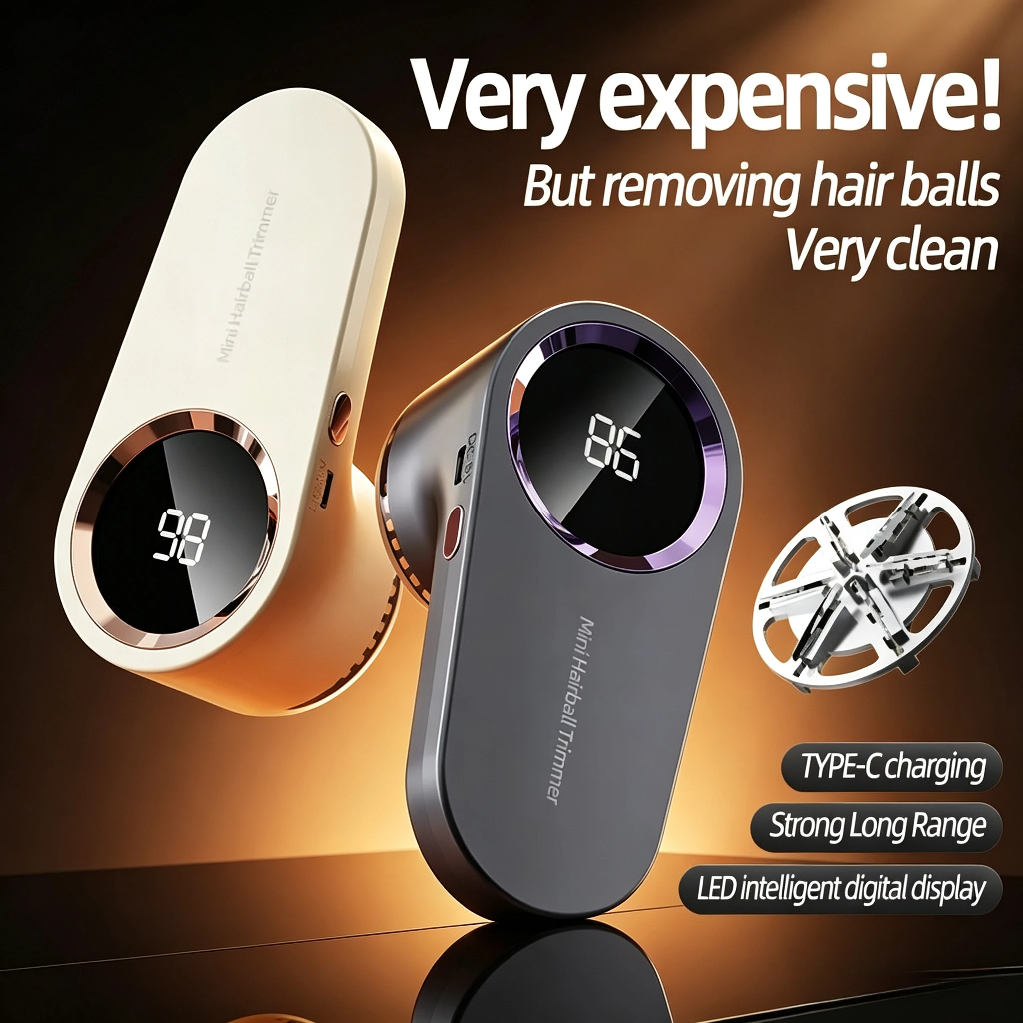 Best-Selling Clothing Hair Removal Instrument LED Portable Digital Electric Particle Hair Removal Instrument USB Charging Fe New