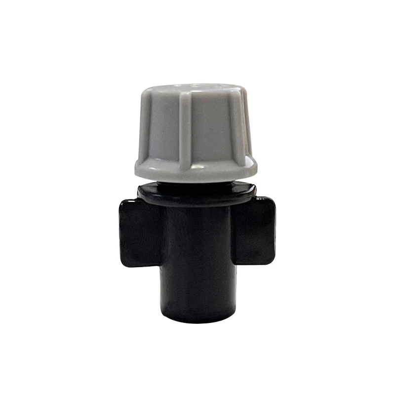 

Grey Misting Nozzle With 1/4'' Barbed Connector For Garden Micro Irrigation Spray Atomizer 10PCS