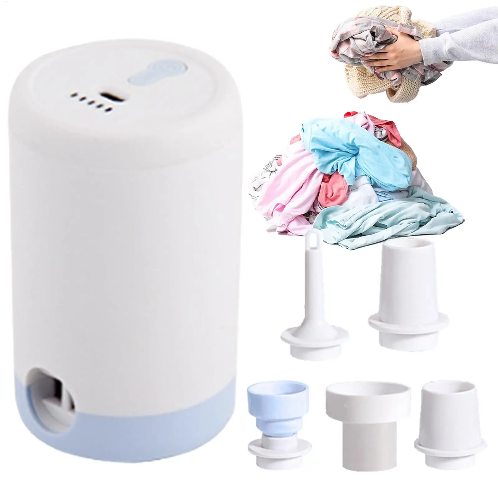 

Travel Air Pump Electric Balloon Inflator High Efficiency Quiet Electric Inflate Deflate Pump For Travel Bike Basketball Raft