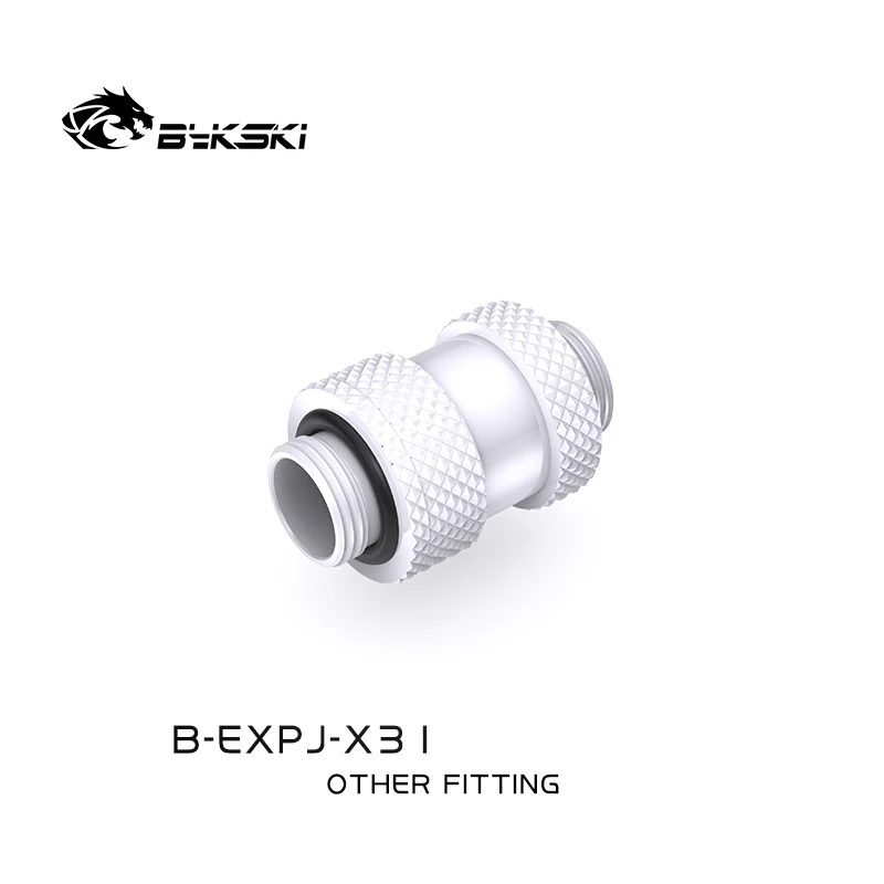 BYKSKI G1/4" Male To Male Rotary Connectors / Extender (22-31mm) Use for GPU Card Cross Fire Connect SLI Fitting