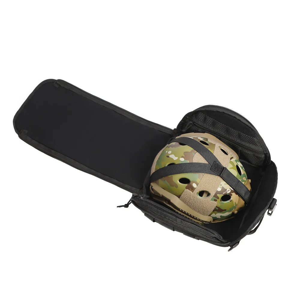 Borsa per casco tattico Molle Militar custodia per casco da combattimento custodia per il trasporto caccia all\'aperto sport Paintball Airsoft Helmet