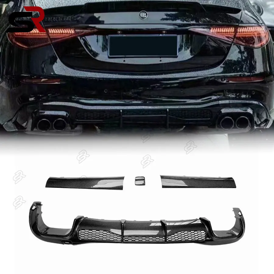 

For Mercedes-Benz S-class W223 carbon fiber rear lip rear spoiler diffuser modification accessories car accessories UP body kit