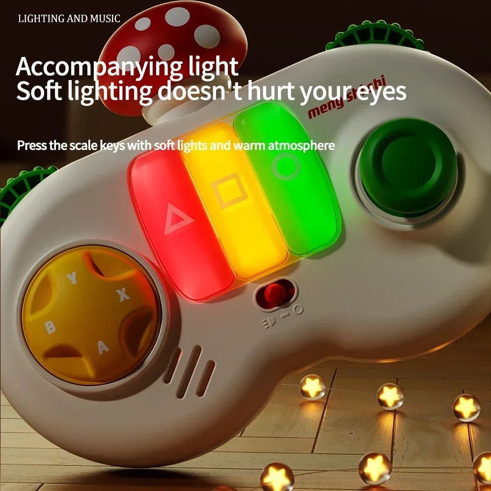 Montessori Baby Pilz Beschäftigt Maschine Brettspiel Griff Lichter Musik Lied Multi-funktion Bildung Kinder Spielzeug Jungen Mädchen Geschenke