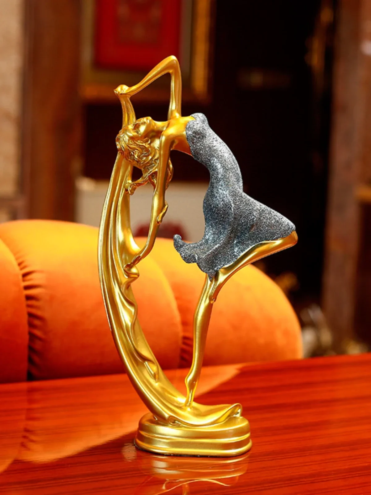 

Nordic dancing girl ornaments, creative artists, living room, wine cabinet decorations, entryway, light luxury, high-end handicr