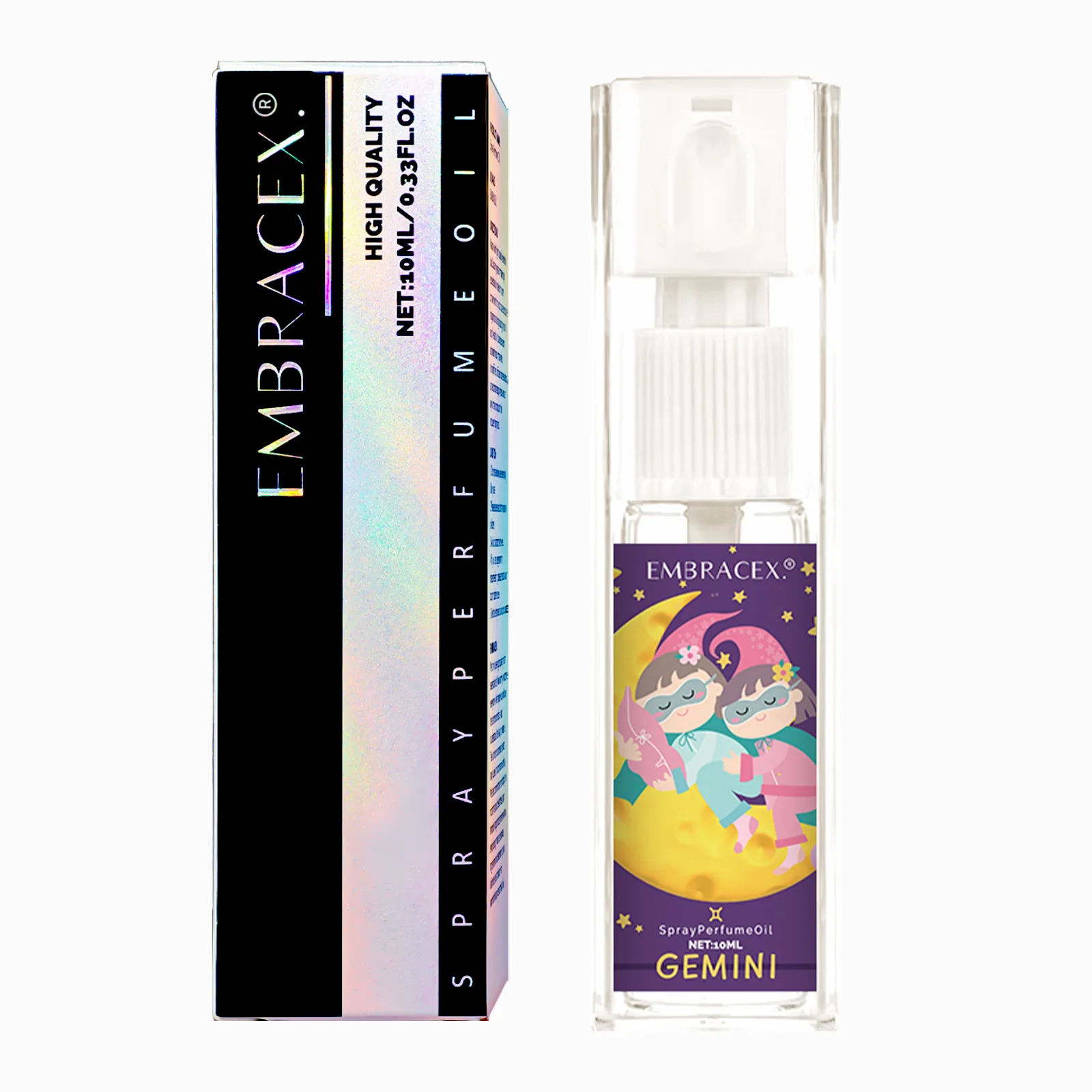 10ml Gemini Spray Fragrance Oils 12 Zodiac Signs Air Fresh Friends Holiday Gifts