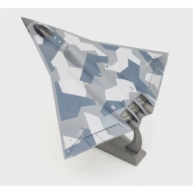 Collectible Diecast Model 1:100 Schaal J-36 Vechter Hoge Simulatie Vliegtuigen, Militaire Luchtvaart Ornament Bommenwerper Legering Model Gift