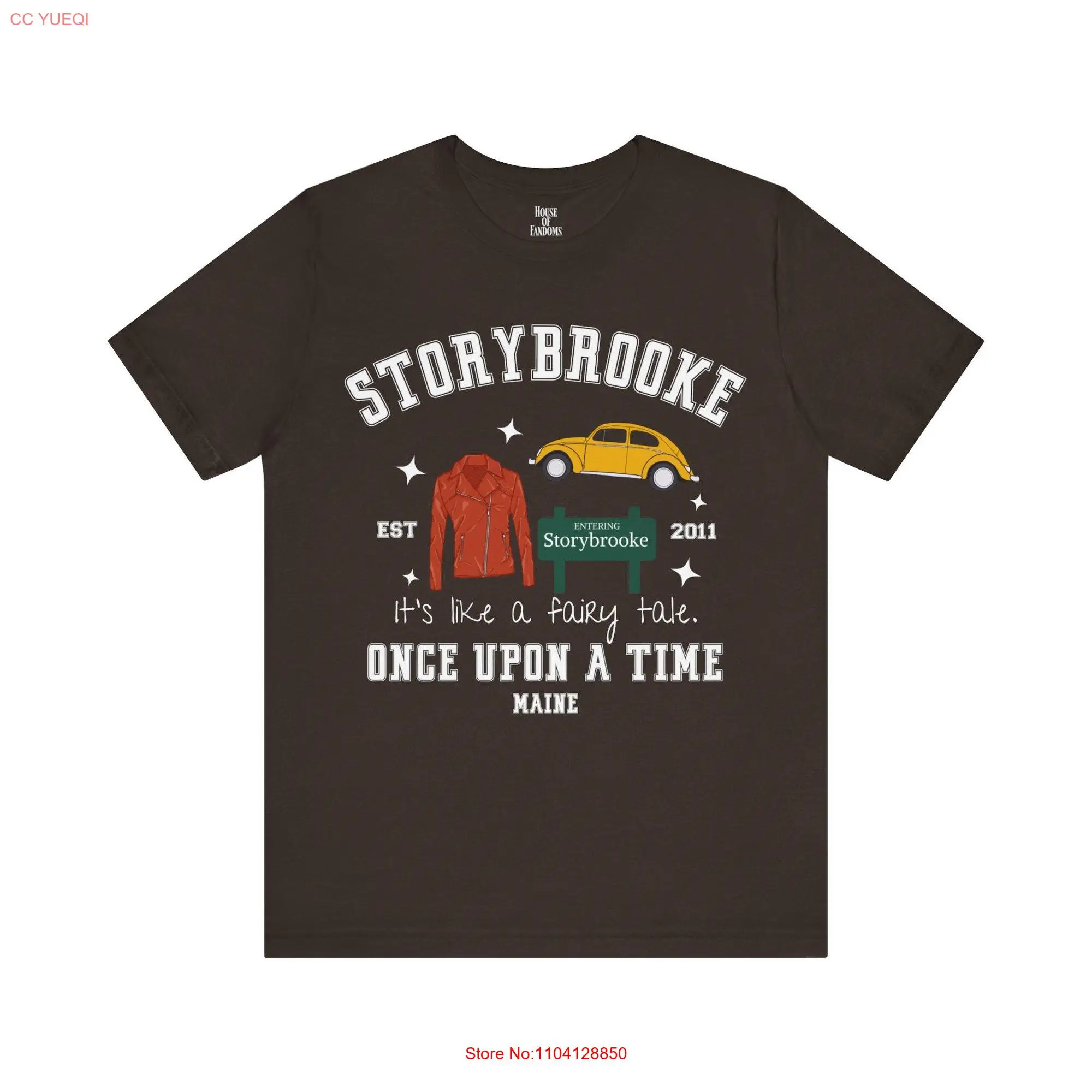 Once Upon A Time TV Show T Shirt long or short sleeves