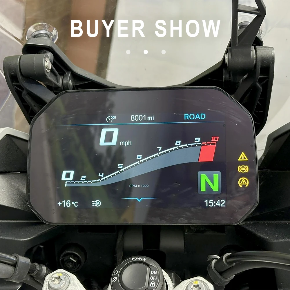 إطار لوحة أدوات الدراجة النارية لسيارات BMW F750GS F850GS F900GS S1000R XR M1000 RR R1300GS TFT ملحقات دعامة تثبيت العرض #6