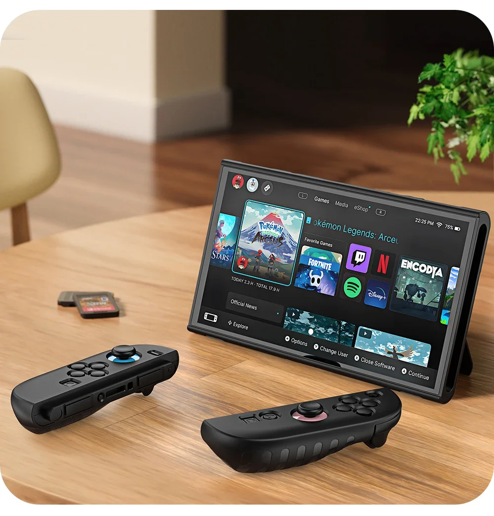 حافظة واقية من البولي يوريثان لـ NS Switch 2 Joycon مقبض قبضة سبليت غطاء سيليكون غطاء حماية الجلد للتبديل 2 الملحقات