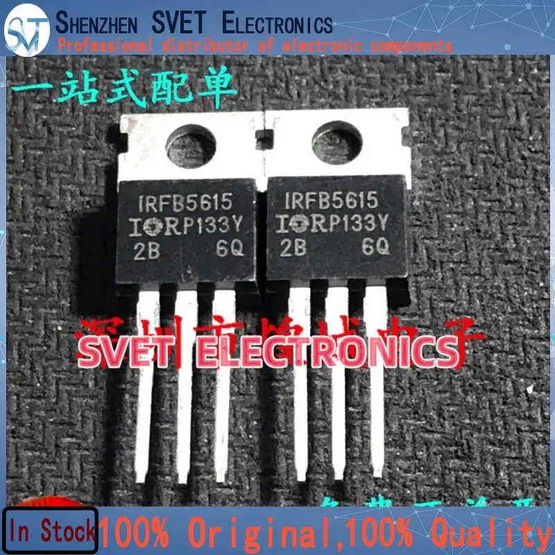 10PCS-50PCS  IRFB5615 IRFB5615PBF  TO-220 150V 35A   Original In Stock Fast shipping