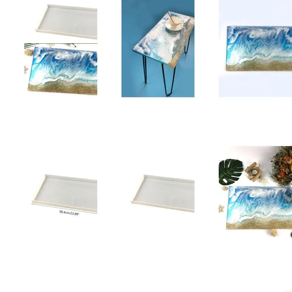 

Rectangle Silicone Resin Molds for Flowers Preservation,Crystal Resin Table Mold