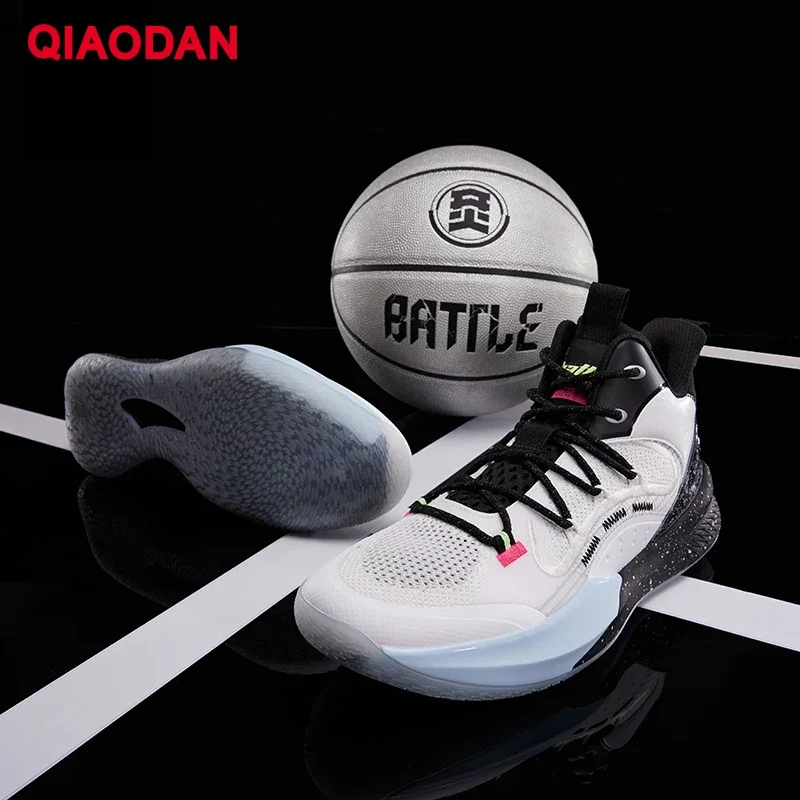 QIAODAN Basketball Shoes for Men 2023 Fashion Professional Non-Slip High Top Sports Shoes Fashion Gym Male Sneakers XM25210101