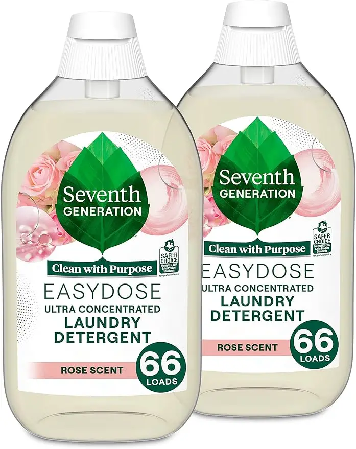 Easy Dose Super Concentrated Rose Detergent 23 Ounces 2 Packs Mild Not Irritating Not Damaging The Skin