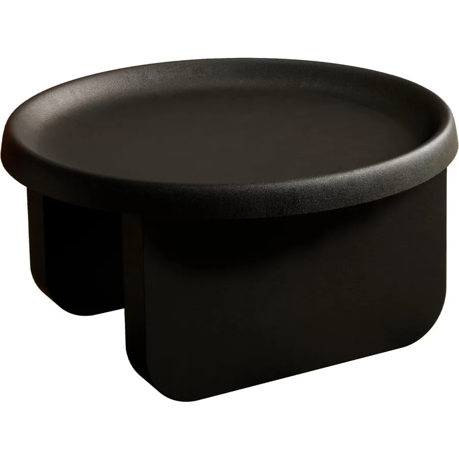 

Современный круглый журнальный столик, черные журнальные столики, металлический центральный стол, уникальный круглый журнальный столик для гостиной, черный, отличный