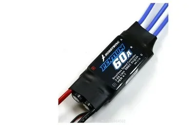 

Hobbywing FlyFun 60A Бесщеточный ESC Бесщеточный электрический регулятор скорости для радиоуправляемых вертолетов и радиоуправляемых самолетов Мультикоптеров