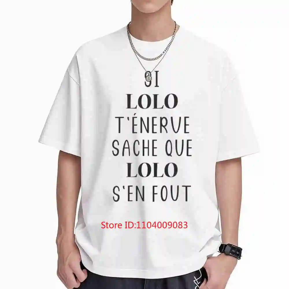 Lolo Annoys You Know Short Sleeve Tee 100% Cotton T-Shirt