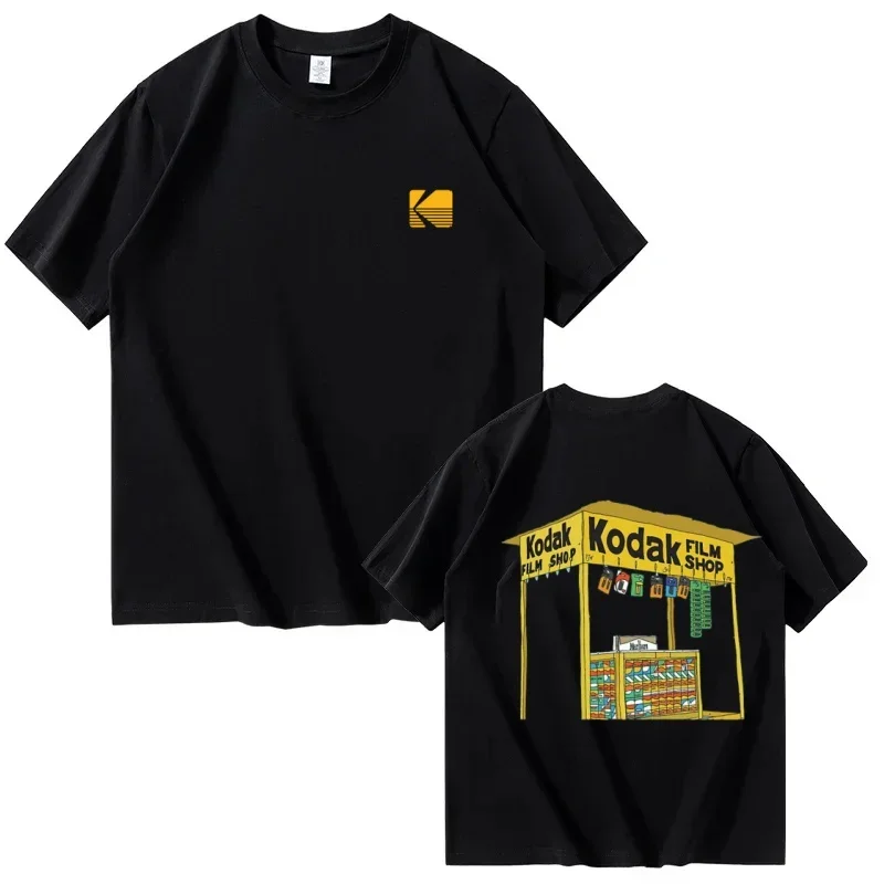 Camiseta Masculina Kodak Nova Coleção Verão 2026 — 100% Algodão Puro, Estampada, Respirável, Casual, Confortável e Moderna