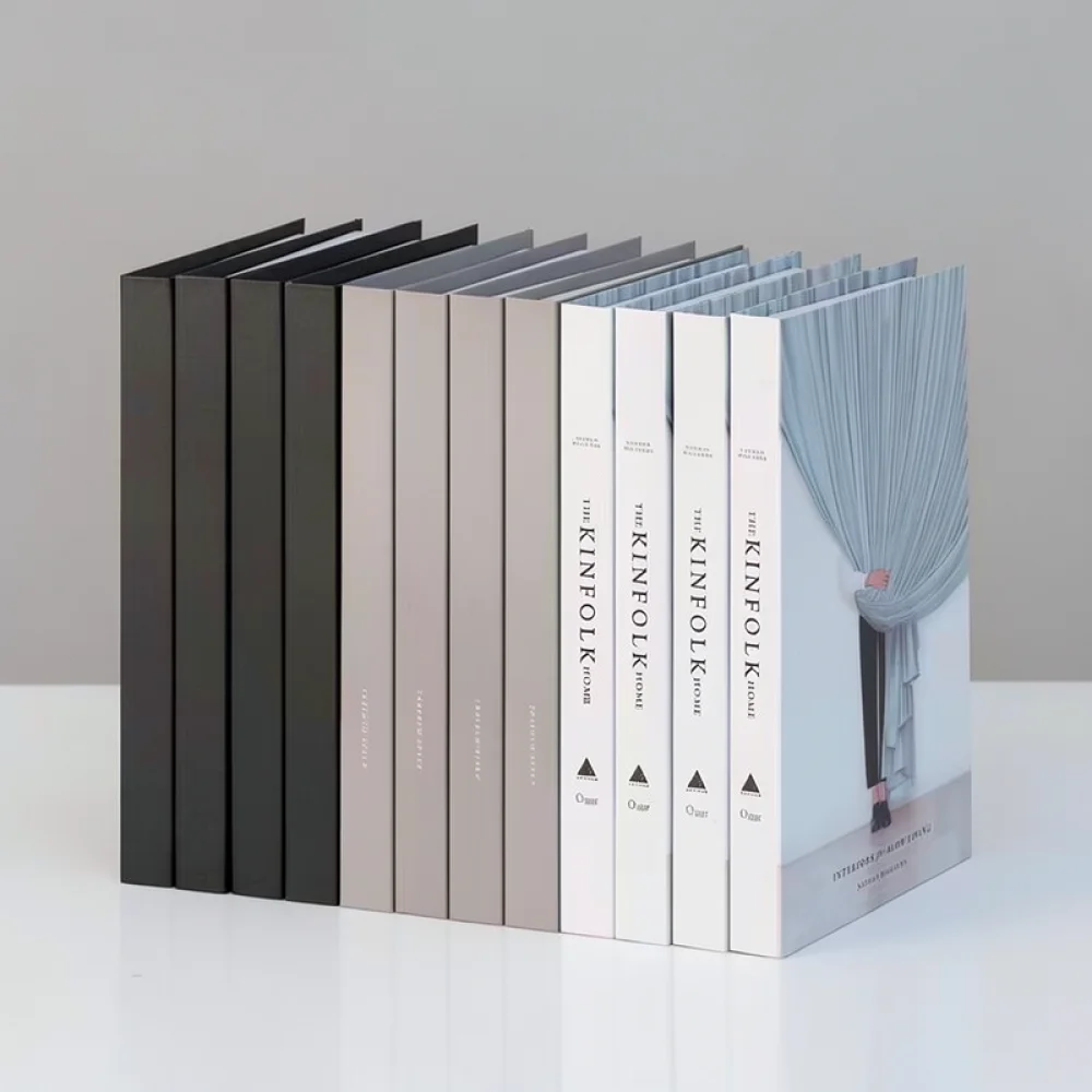 Minimalist Style Fake Book Box Practical Storage Ornament For Modern Home Interior Design Shelf Table Top Decor