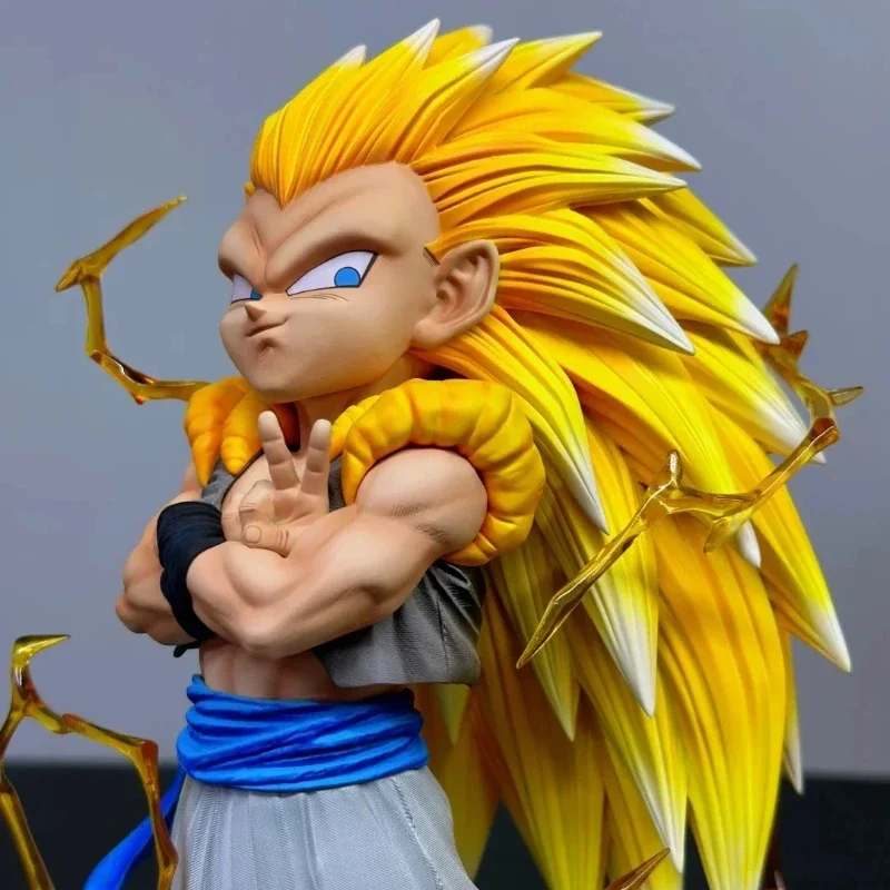 Dragon Ball Z Anime Figure Gotenks Ssj3 PVC Statue Super Saiyan 3 Gotenks Action Figure Desk Ornament Collectible Model Toy Gift