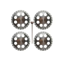 Disco da taglio a doppia faccia diamantato per laboratorio odontotecnico 4 pezzi per disco da taglio dentale 45*0.30mm