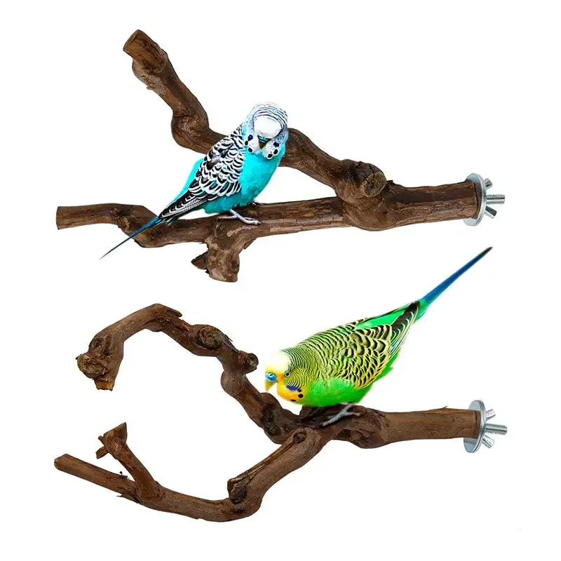 Bird Tree Branch Station Stick Grape Station Stick Bird Cage Accessories Bird Toy Bite Cross border Exclusive Set Parrot Toy