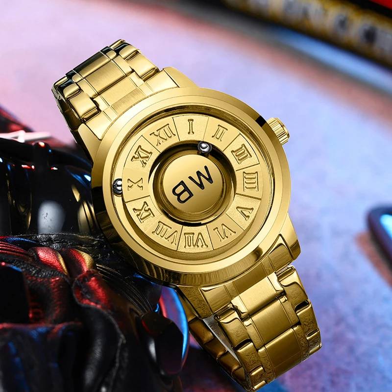 

Men Wrist Watches 2025 Top Brand Luxury Stainless Steel Band Creative Design Unique Men Quartz Wristwatches Dropshipping