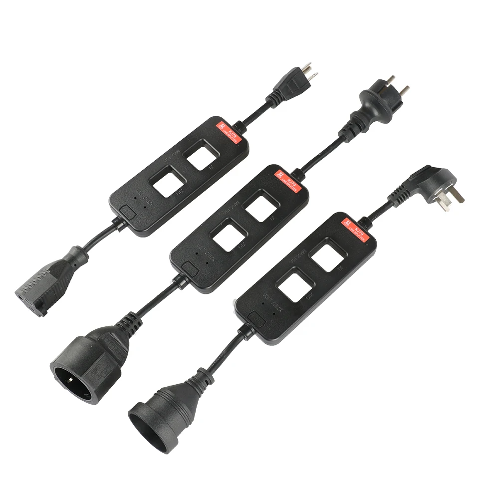 Neuer US/AU/EU-Leitungssplitter der KJ79-Serie 1X/10X, 15A MAX mit Spannungsprüferloch – Detail 5