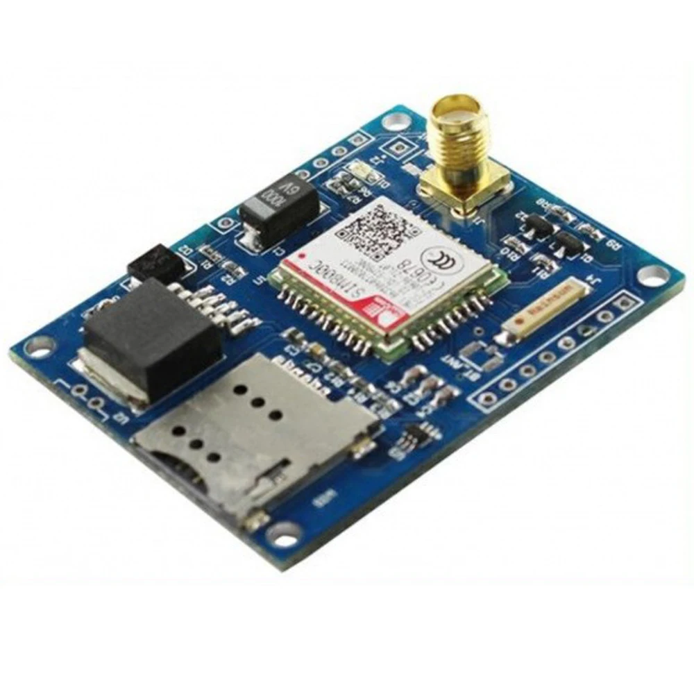 DC5-18V SIM800C مجلس التنمية رباعية الموجات GSM/GPRS وحدة دعم بلوتوث/DTMF استبدال SIM900A مع ضوء مؤشر العمل