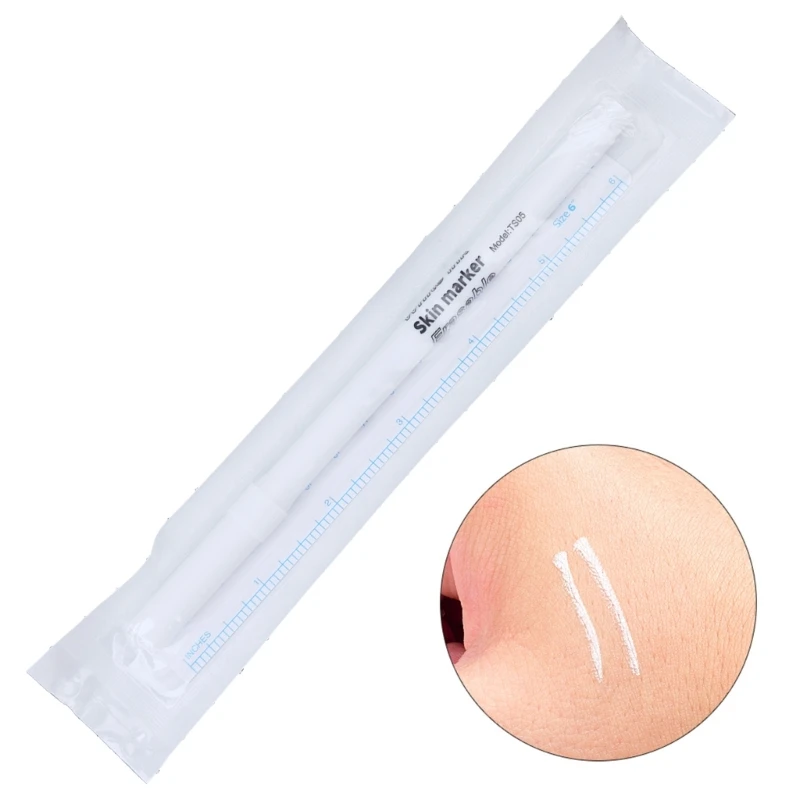 10x White Surgical Skin Marker Waterproof Positioning Pen Eyebrow Skin Marker