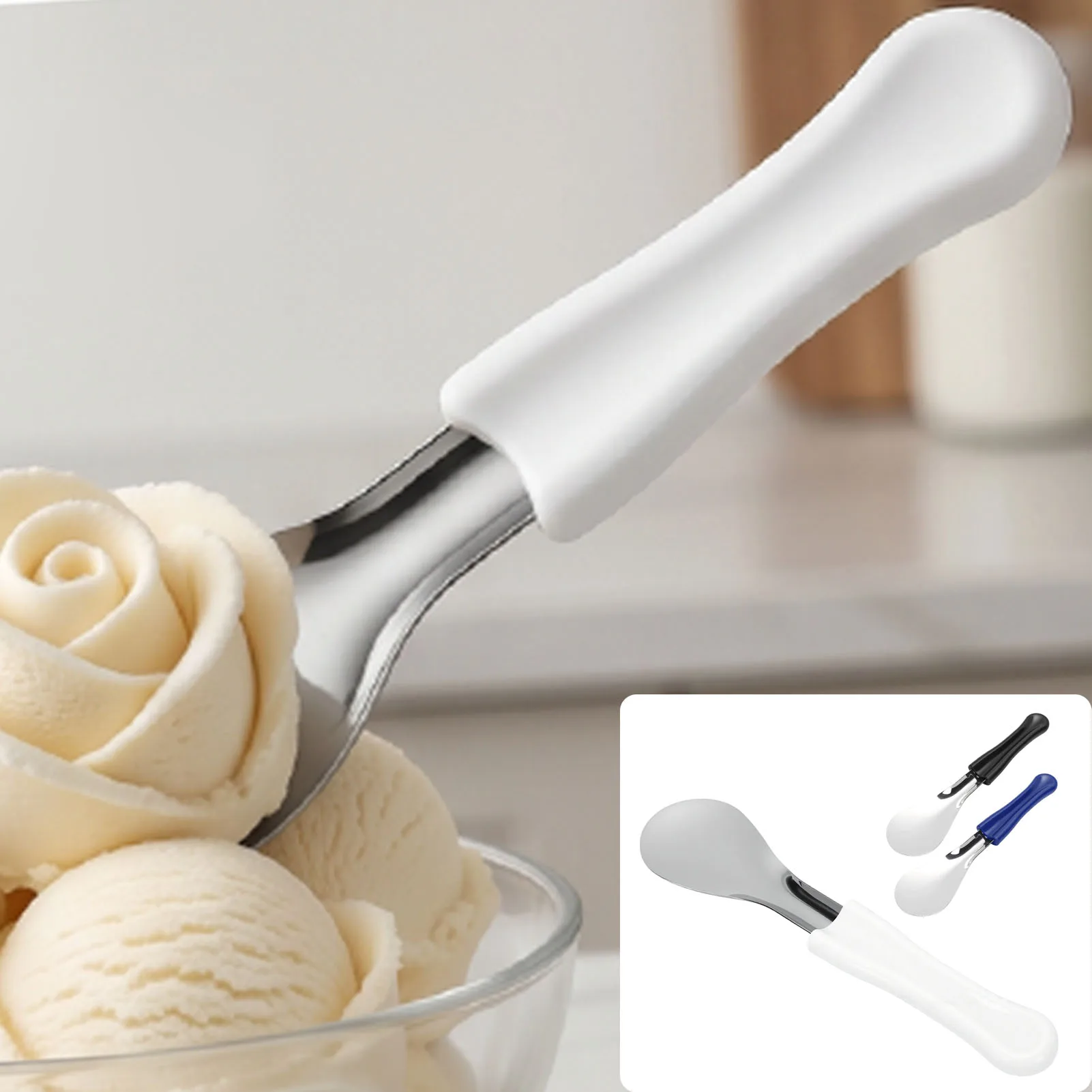 Ice Cream Digger Scoop Ice Cream Spade Ice Cream Spade Wide Head Multipurpose Non Stick Ice Cream Serving Spatula for Home Use