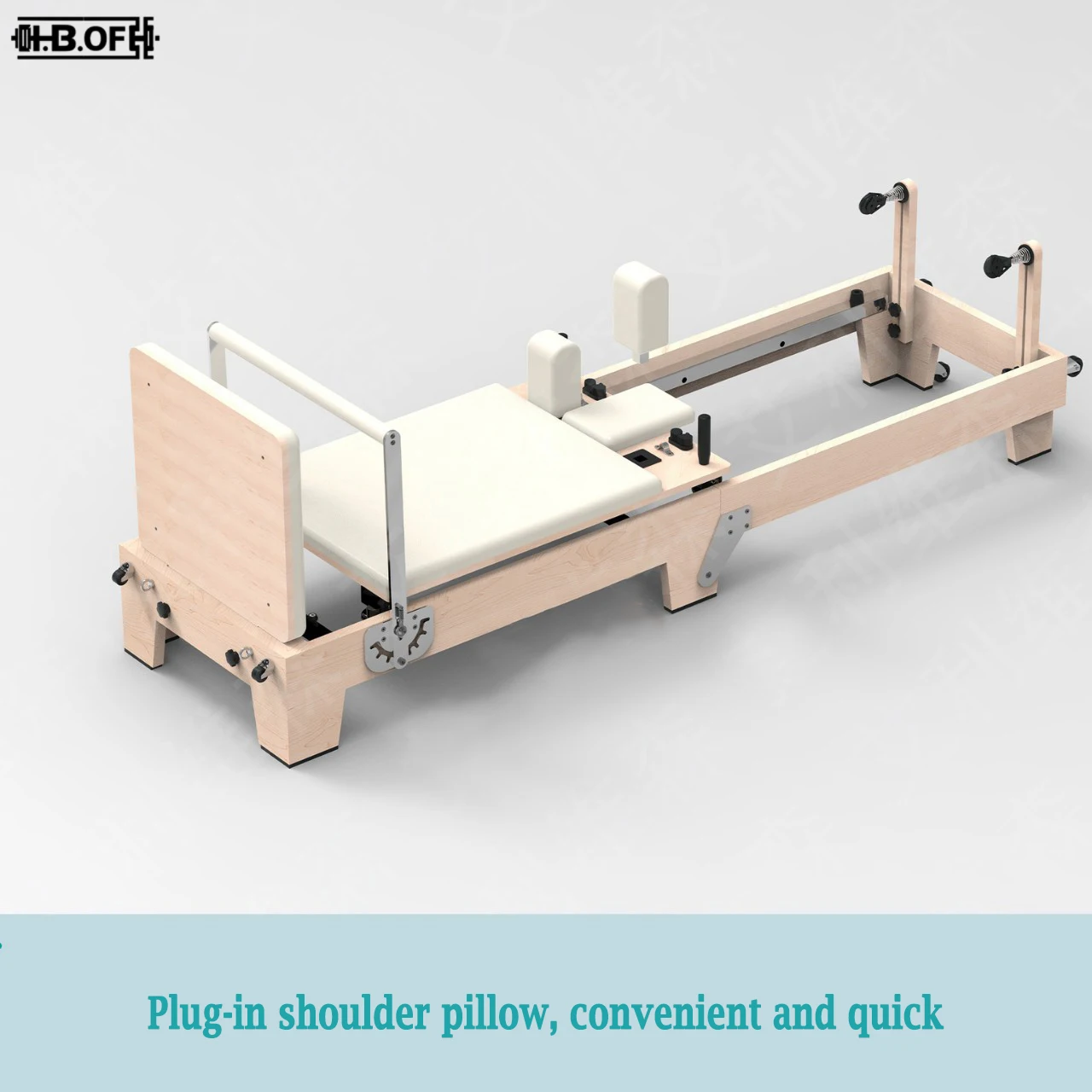 Pilates Core Bed, New Style, Foldable Solid Wood Yoga Bed 304 Stainless Steel Aluminum Alloy Pilates Large Equipment