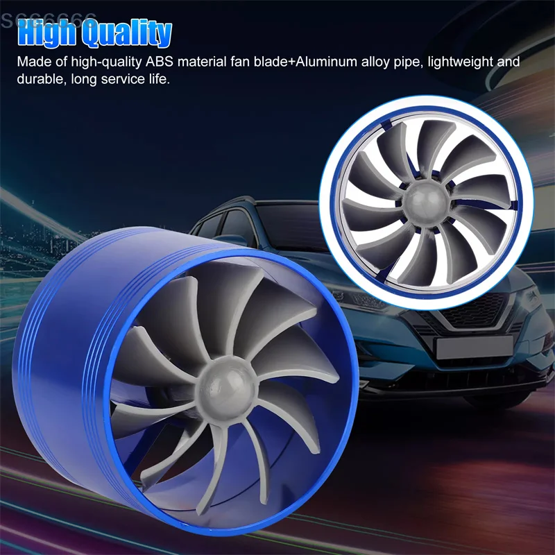 

Car Modification Turbocharged Single-sided Naturally Aspirated Engine Power Intake Accessory Installation Universal Type