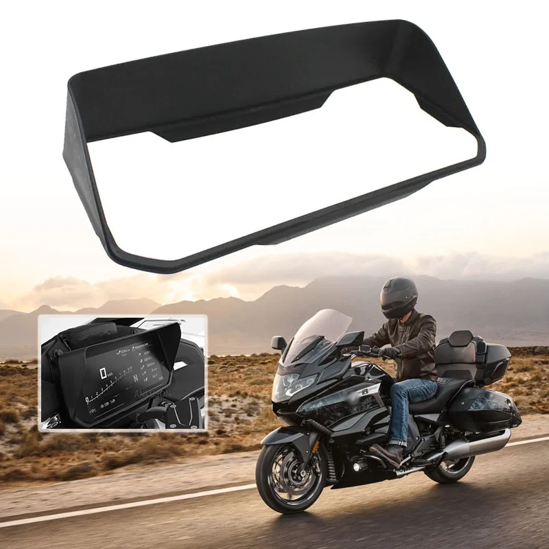 Motorcycle Instrument Hat Sun Visor Meter Cover Guard Glare Shield For BMW K1600B K1600GT K1600GTL 2022- R1250RT 2021- CE04